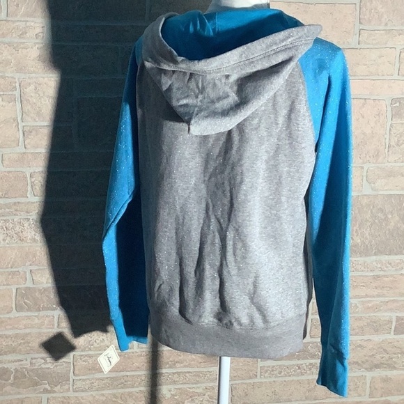J.America NEW - Sz M - sparkly all over - very unique hoodie jacket - see video - Picture 7 of 9